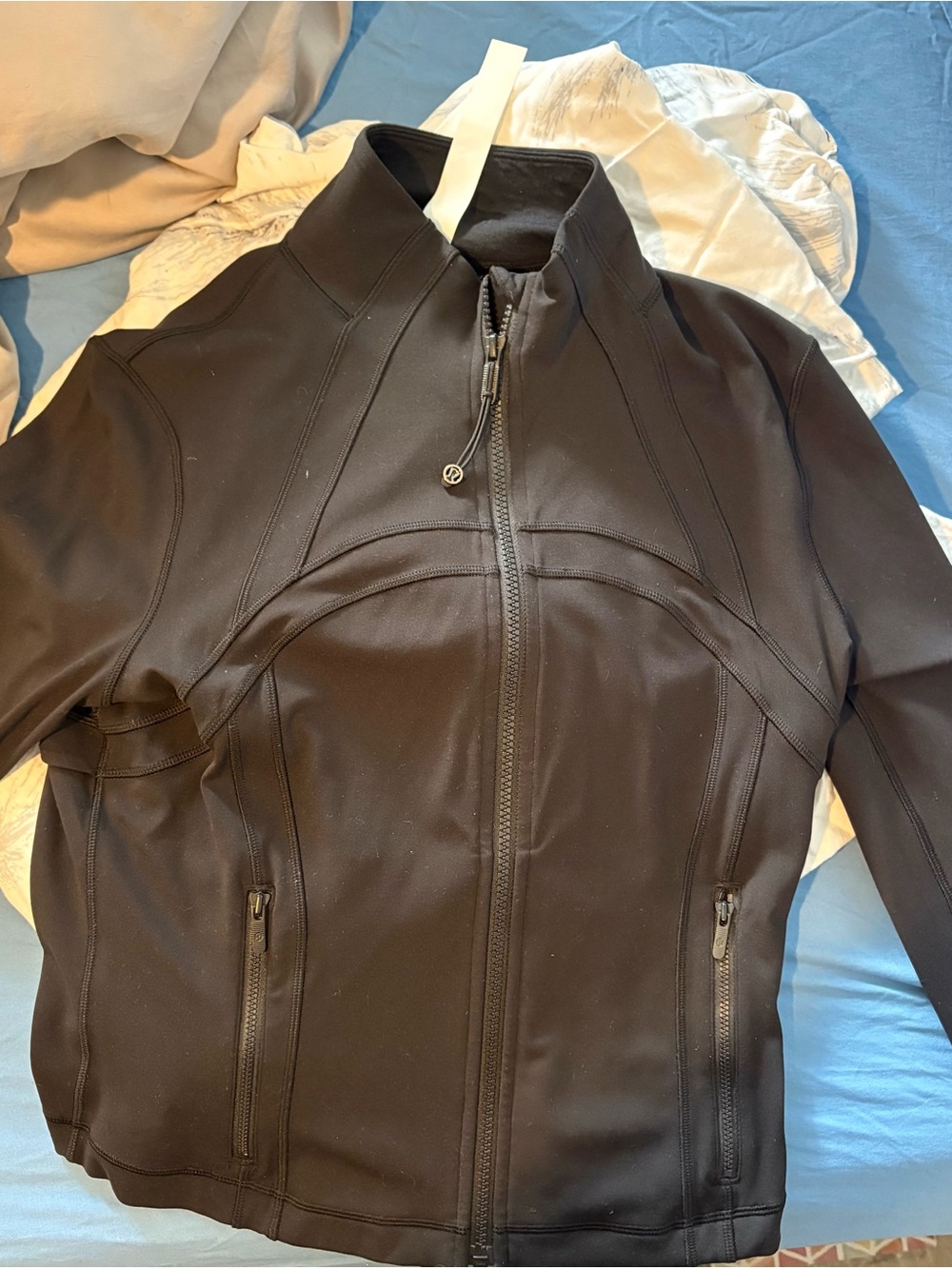 lululemon athletica Black Zip Front Athletic Jacket